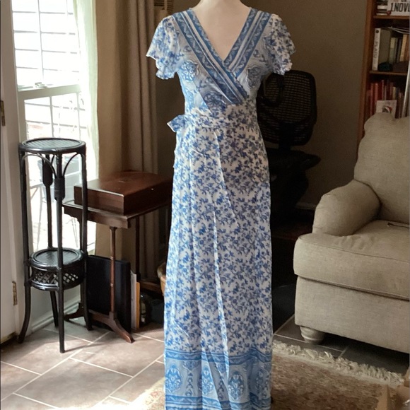 Light Cotton Blue Dress DO I KNOW IT’S COTTON? - Picture 3 of 7